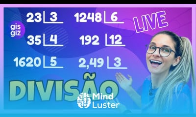 LIVE DIVISÃO DIVISÃO COM 1 E 2 NÚMEROS NA CHAVE DIVISÃO COM NÚMEROS DECIMAIS MATEMÁTICA BASICA