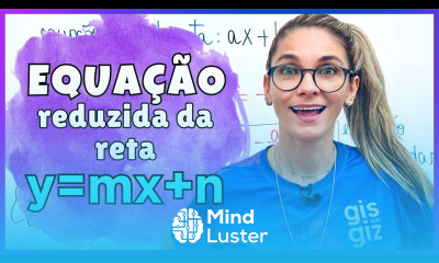 EQUAÇÃO REDUZIDA DA RETA GEOMETRIA ANALÍTICA