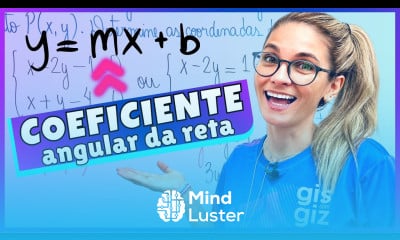 COEFICIENTE ANGULAR DA RETA GEOMETRIA ANALÍTICA FÓRMULA E EXEMPLOS https youtu be 7EEl dBc8II