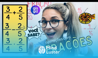 OPERAÇÕES COM FRAÇÕES VOCÊ SABE Prof Gis