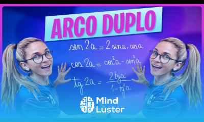 ARCO DUPLO FÓRMULA E EXERCÍCIO SENO COSSENO E TANGENTE