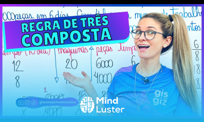 REGRA DE TRÊS COMPOSTA EXERCÍCIOS GIS COM GIZ