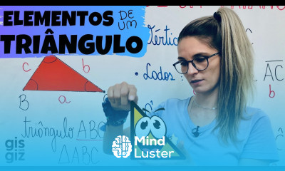 ELEMENTOS DE UM TRIÂNGULO Prof Gis