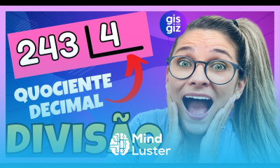 DIVISÃO DIVISÃO QUOCIENTE DECIMAL DIVISÃO COM VIRGULA NO RESULTADO Prof Gis