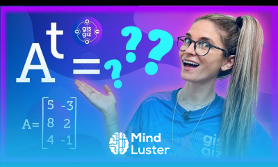 MATRIZ TRANSPOSTA 05 MATRIZ SIMÉTRICA E ANTISSIMÉTRICA DEFINIÇÃO E EXERCÍCIOS