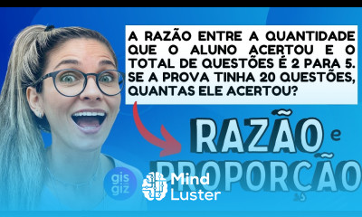 RAZÃO E PROPORÇÃO Prof Gis 01