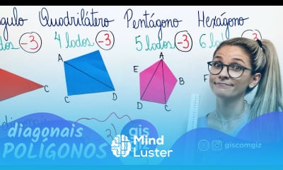 DIAGONAIS DE UM POLÍGONO FORMULA GEOMETRIA Prof Gis 07