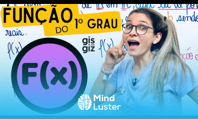 FUNÇÃO DO 1 GRAU FUNÇÃO AFIM Prof Gis AULA 1