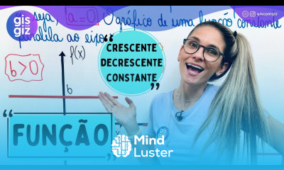 FUNÇÃO CRESCENTE DECRESCENTE E CONSTANTE Prof Gis AULA 9