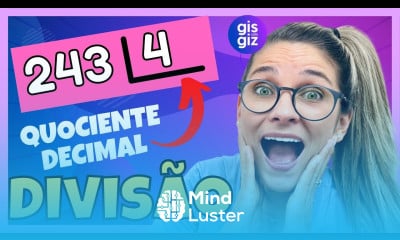 DIVISÃO DIVISÃO QUOCIENTE DECIMAL DIVISÃO COM VIRGULA NO RESULTADO Prof Gis