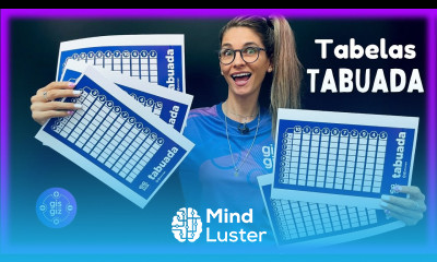 COMO APRENDER TABUADA TABELAS DE TABUADA Prof Gis