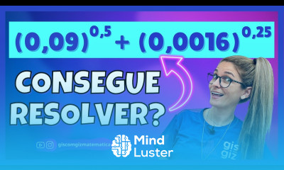 EXPRESSÃO COM BASE E EXPOENTE RACIONAL Expressão com números decimais e fração