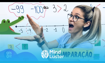 COMPARAÇÃO DE NÚMEROS POSITIVOS E NEGATIVOS Prof Gis