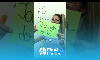 DICA Tabuada do 12 Prof Gis shorts