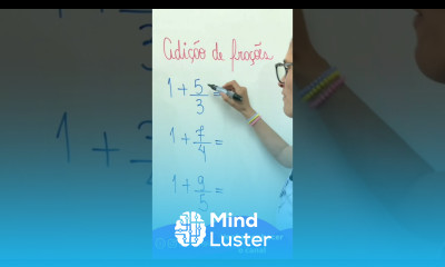 DICA ADIÇÃO DE FRAÇÕES Prof Gis