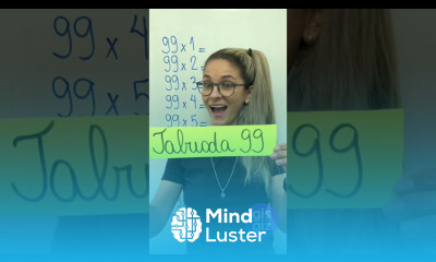 MACETE TABUADA DO 99  MATEMÁTICA