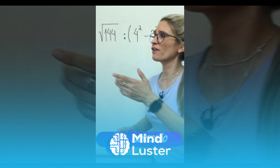  Expressão numérica com POTÊNCIA e RAIZ Prof Gis MATEMÁTICA