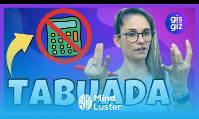 TABUADA COMO ESTUDAR TABUADA Prof Gis