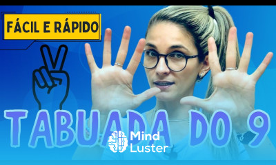 TABUADA DE MULTIPLICAÇÃO FÁCIL COM AS MÃOS TABUADA DO 9 NAS MÃOS Prof Gis