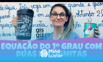 EQUAÇÃO do 1ºGRAU com DUAS incógnitas Matemática Básica 10