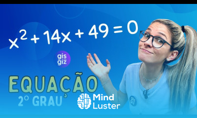 EQUAÇÃO DO 2º GRAU COMPLETA COMO RESOLVER COM TRINÔMIO QUADRADO PERFEITO Prof Gis