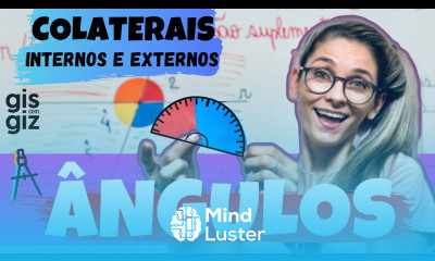 ÂNGULOS FORMADOS POR RETAS PARALELAS CORTADAS POR UMA TRANSVERSAL COLATERAIS INTERNOS E EXTERNOS