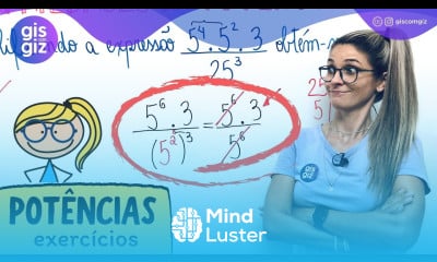 PROPRIEDADES DAS POTÊNCIAS EXERCÍCIOS Prof Gis