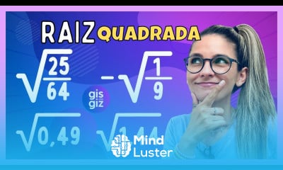 RAIZ QUADRADA RAIZ QUADRADA DE FRAÇÃO E NÚMERO DECIMAS Matemática Básica Prof Gis