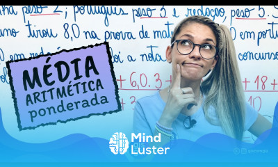 MÉDIA PONDERADA Prof Gis