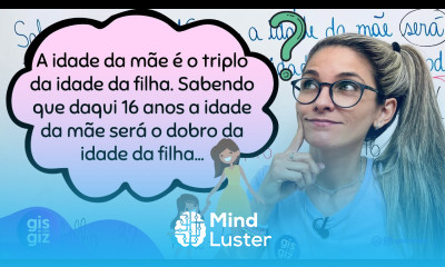 EQUAÇÃO 1º GRAU COM PROBLEMAS 06 RESOLUÇÃO DE PROBLEMAS Matemática Básica