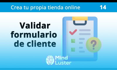 14 Tienda Online Validar formulario