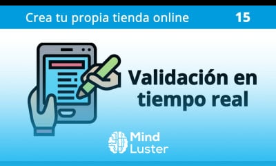 15 Tienda Online Validación en tiempo real