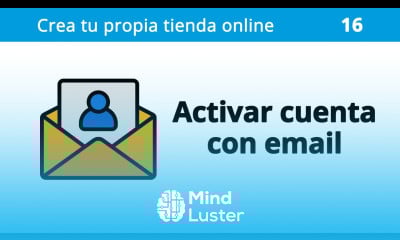 16 Tienda Online Activar cuenta vía correo electrónico