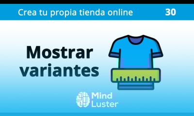 30 Tienda Online Mostrar variantes de producto