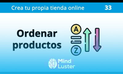33 Tienda Online Ordenar productos
