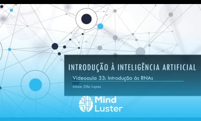 Introdução à IA 33 Introdução às Redes Neurais Artificiais