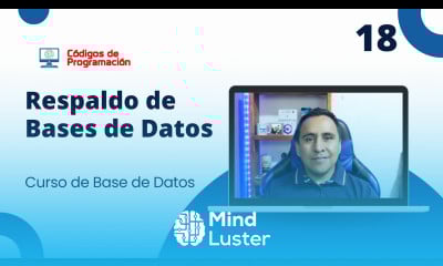 Curso MySQL 18 Respaldo de Bases de Datos