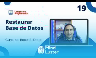 Curso MySQL 19 Restauración de Base de Datos