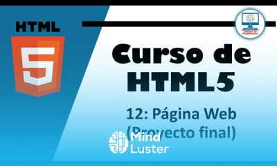 Curso de HTML5 12 Página web proyecto final