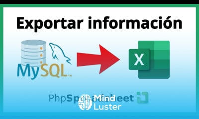 Exportar datos de MySQL a Excel con PHP PhpSpreadsheet