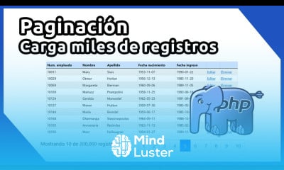 Crear paginación con PHP MySQL y AJAX