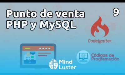 9 Punto de venta con CI4 guardar imágenes historial y cancelación de ventas