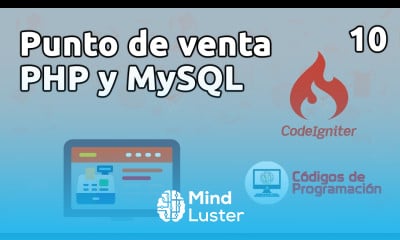 10 Punto de venta con CI4 Dashboard códigos de barra y reportes