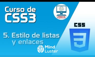 Mini Curso de CSS3 5 Estilo de listas y enlaces