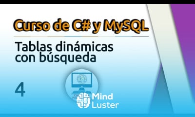 4 Tablas dinámicas con búsqueda DataGridView en C y MySQL