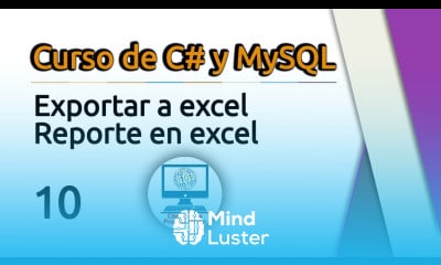 10 Exportar información y crear reportes en Excel con C y MySQL