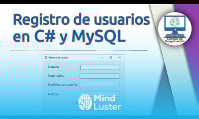 18 Registro de usuarios con C y MySQL
