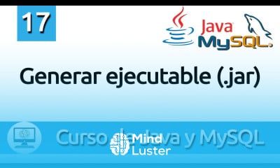 17 Generar y configurar ejecutable en Java jar