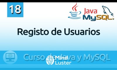 18 Registro de usuarios en Java y MySQL