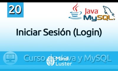 20 Iniciar sesión Login en Java y MySQL